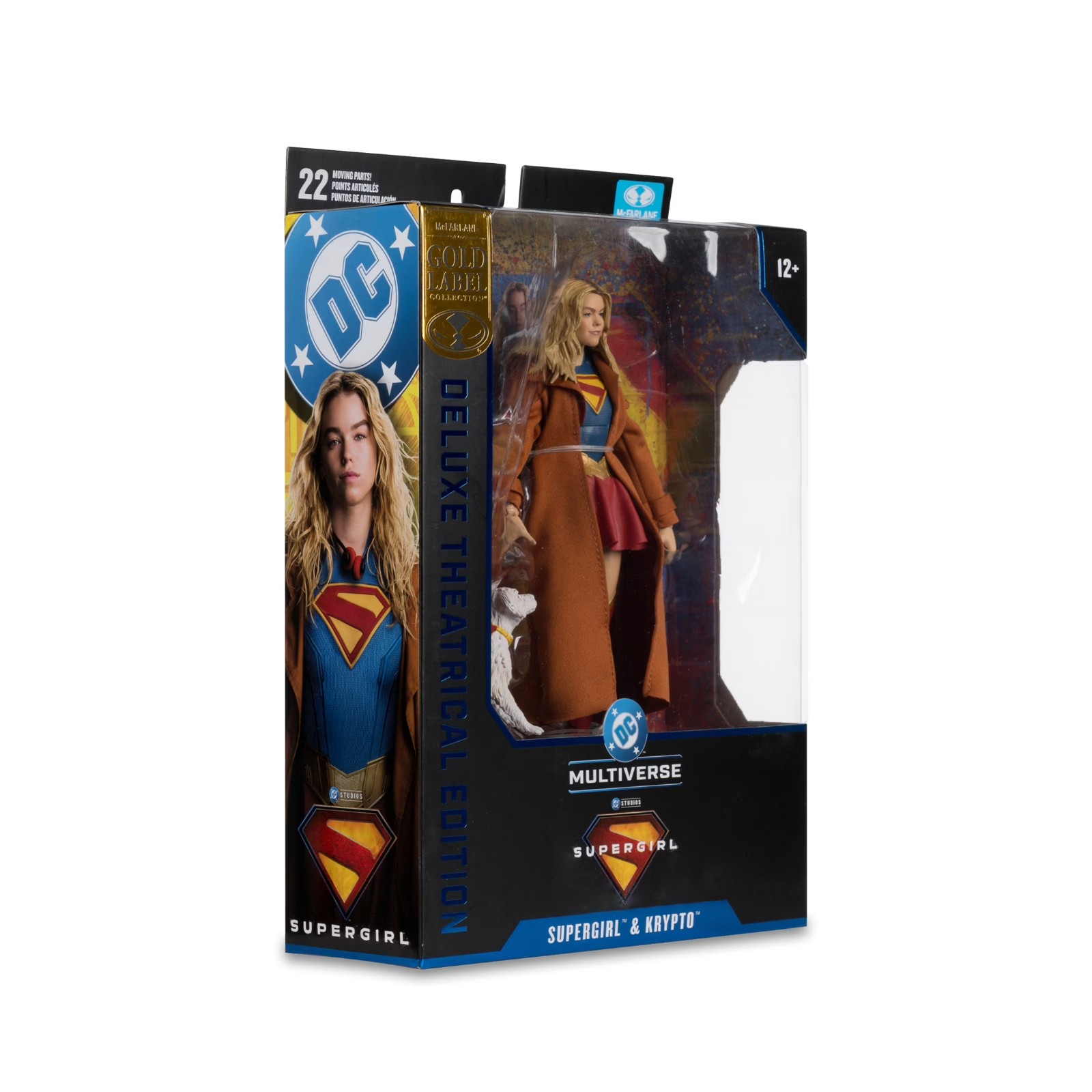 McFarlane DC Multiverse Supergirl & Krypto (Supergirl) Gold Label Deluxe Figure