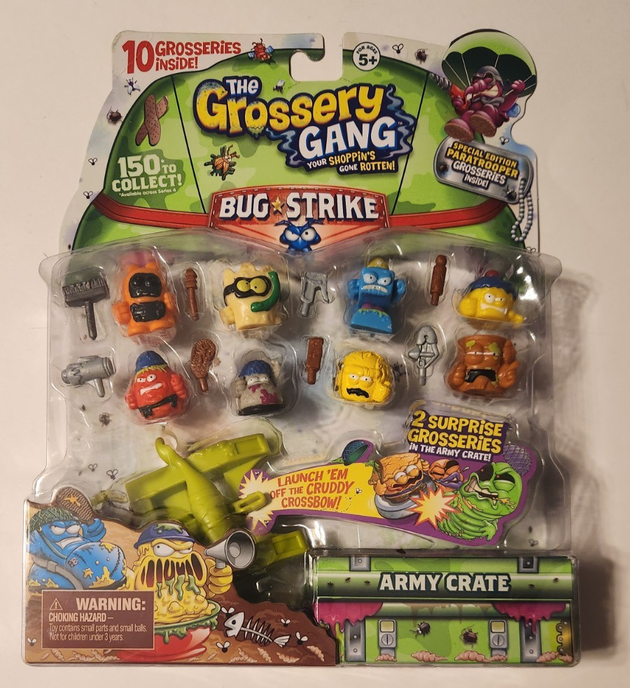 Grossery Gang 10 PACK Bug Strike MIB NEW – Free Shipping!