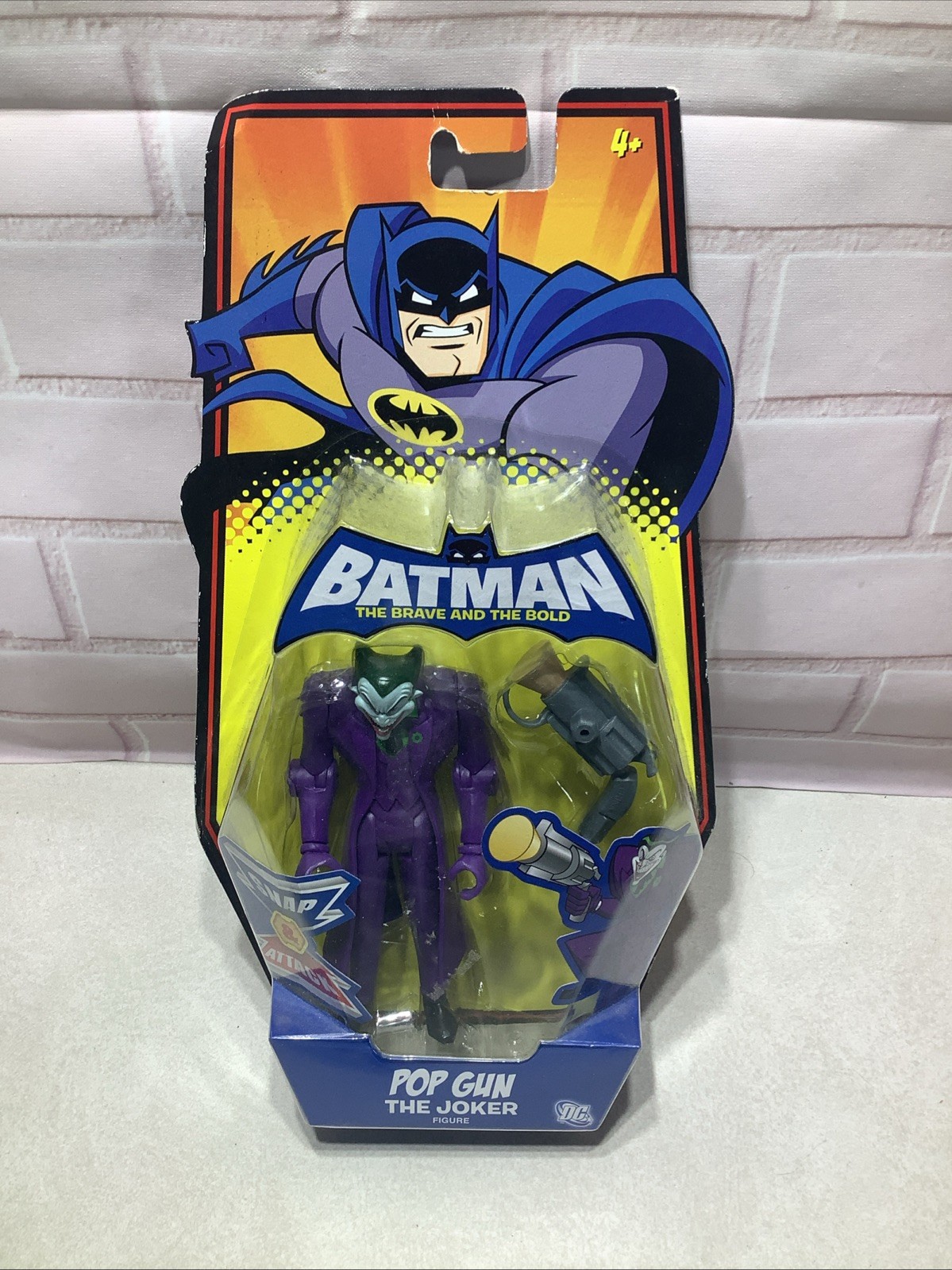 Batman the Brave and the Bold Pop Gun Joker Action Figure 2009