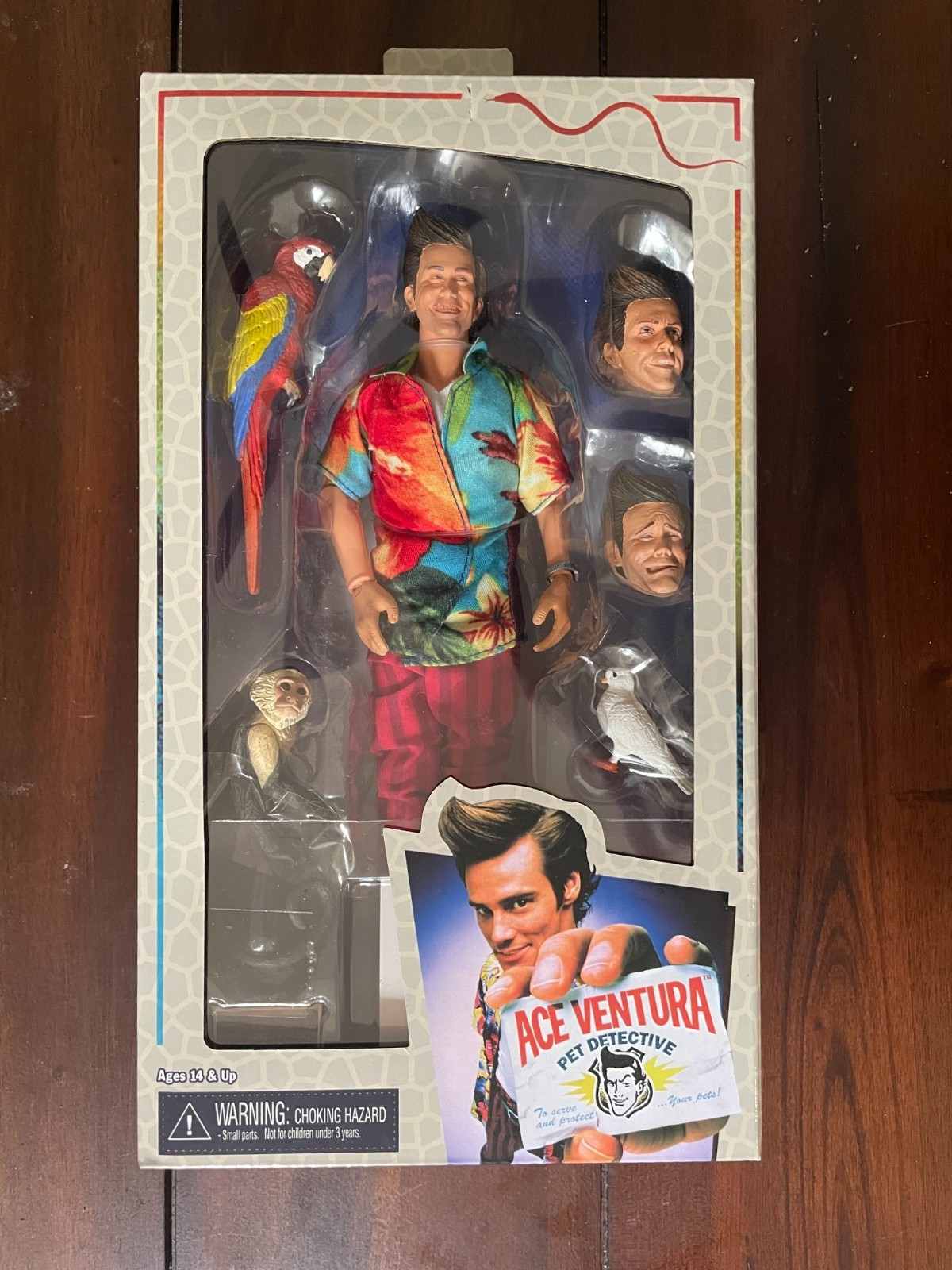NECA Ace Ventura Pet Detective 8″ Figure Jim Carrey – New Sealed
