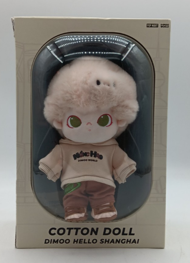 POPMART DIMOO Hello Shanghai 13″ Cotton Doll – Shanghai Exclusive, New