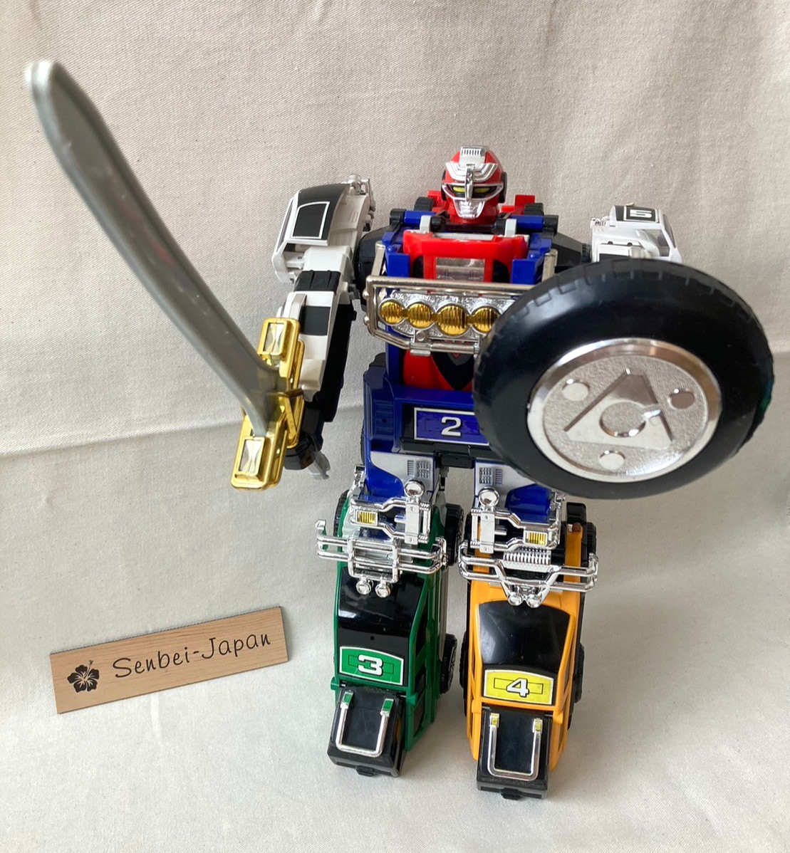BANDAI Power Rangers Carranger DX RV ROBO TURBO Megazord M in Japan Complete set