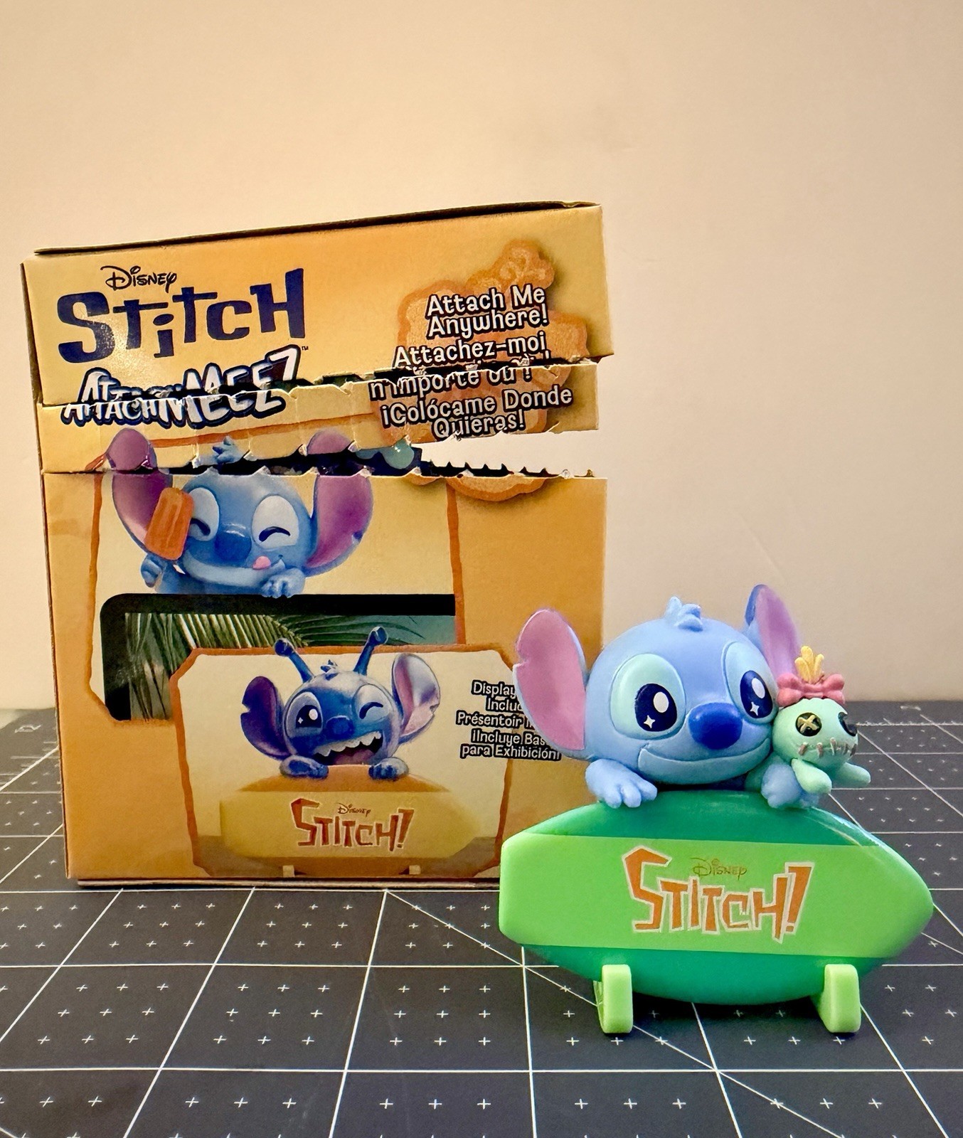 Just Play Disney Stitch Attachmeez Stitch W/ Scrump Figure NEW