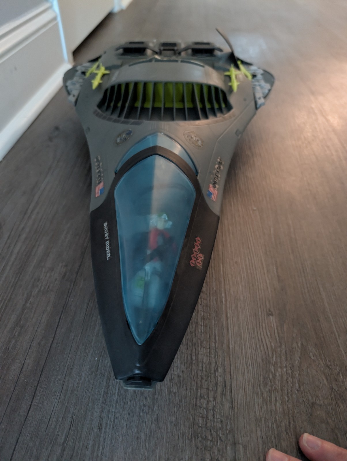 GI Joe Phantom X-19 Stealth Fighter With Ghostrider