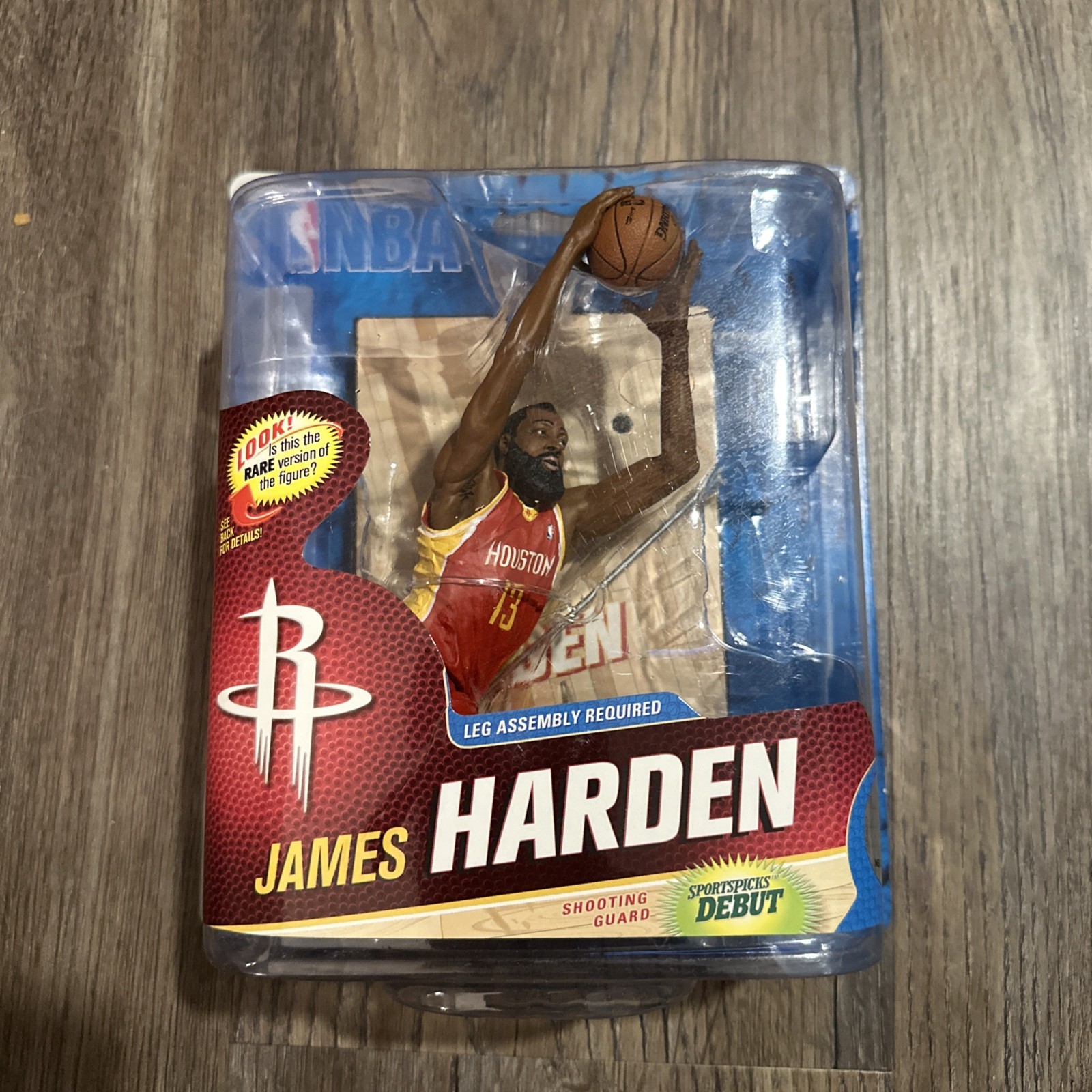 McFarlane NBA Sportspicks Debut James Harden red jersey variant NIB Rockets