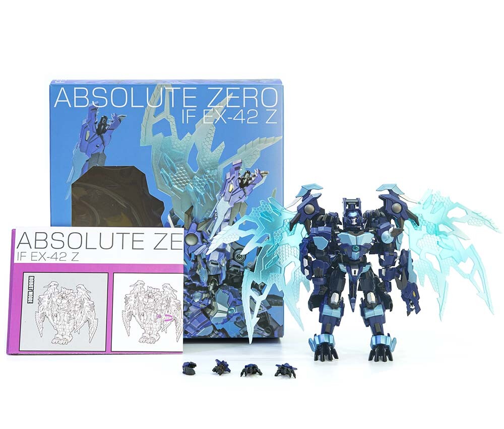 3rd Party Transform Robot toy Blue Dragon IF EX-42Z EX42Z Absolute Zero Cryotek
