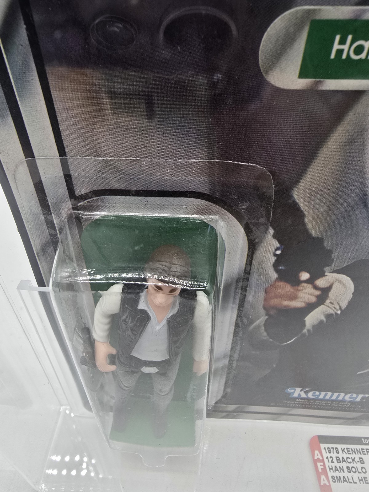 Star Wars Kenner 1978 HAN SOLO 12 BACK – B AFA 75 Small Head