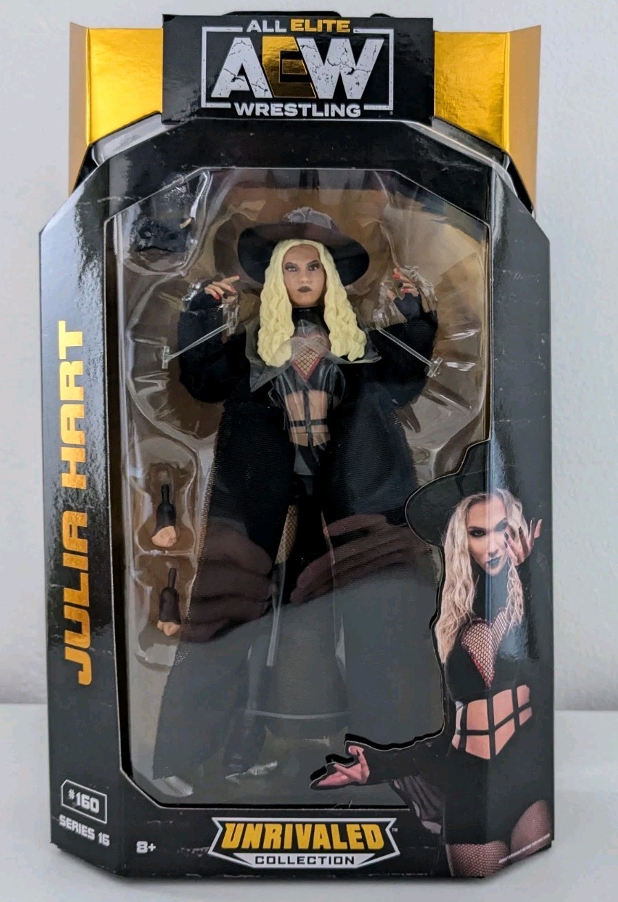 AEW Unrivaled 16 JULIA HART #160 Figure HOUSE OF BLACK 2024 Collection Series