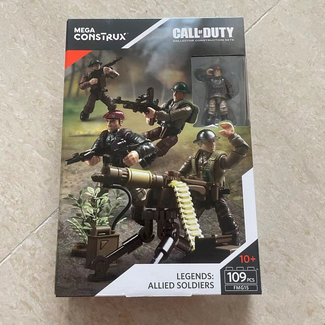 MEGA CONSTRUX Call of Duty COD Legends British Allied Soldiers FMG15 NEW RARE