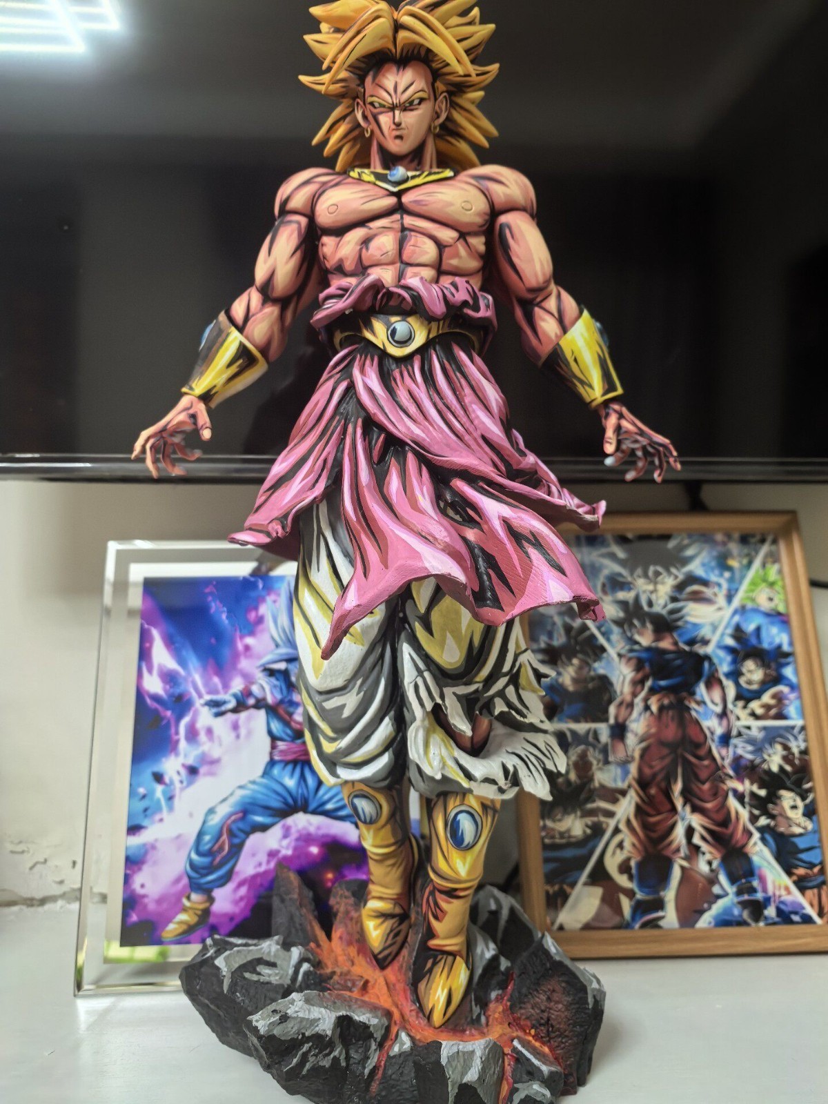 CUSTOM dragonball broly Anime Statue figure 60cm