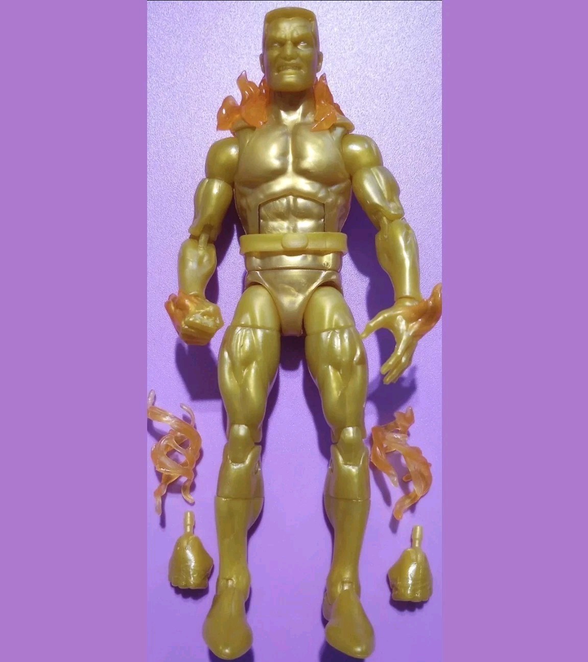 MARVEL LEGENDS Molten Man 6″ Figure Amazon Exclusive Avengers Spider-Man Comics