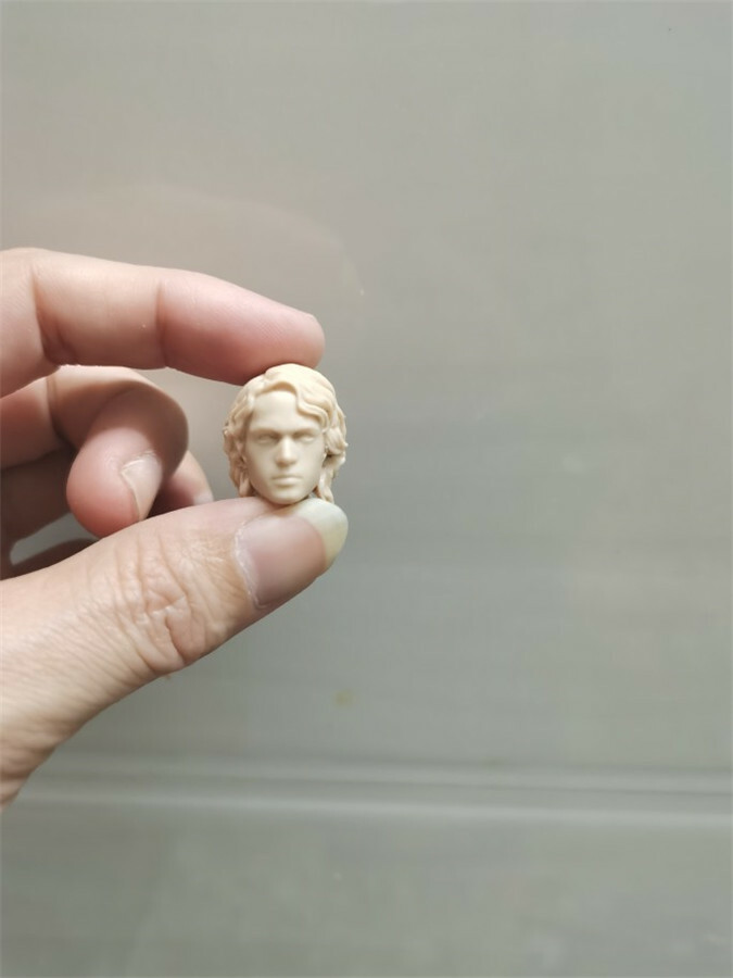 1:12 Anakin Hayden Christensen Head Sculpt For 6inch Male SHF Action Figure Body