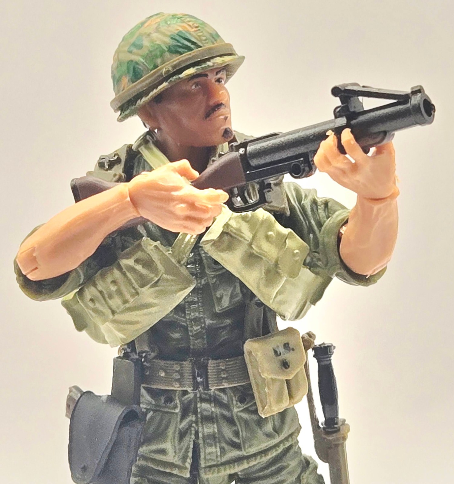 VIETNAM US ARMY Grenadier w/ Gear – Marauder GR 1:18 Scale 4″ GI Joe Type Figure