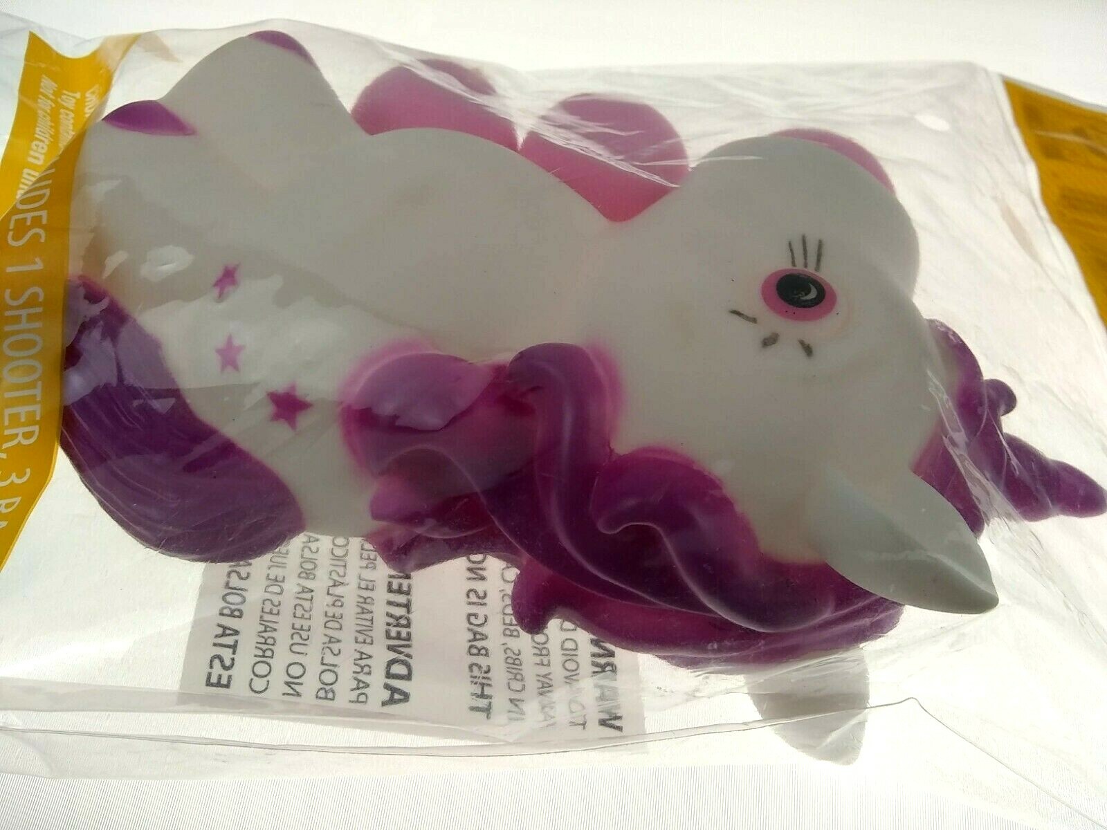 Unicorn Easter Popper Ball 1 set 3 balls Sealed Pop Toy Pink Stars Standing Girl