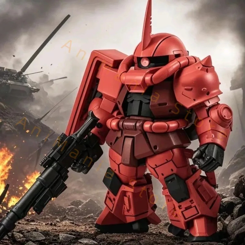 2026 New Assembly SD Q-Version MS-06 F/J Zaku II Mass Production Type Mobile Sui