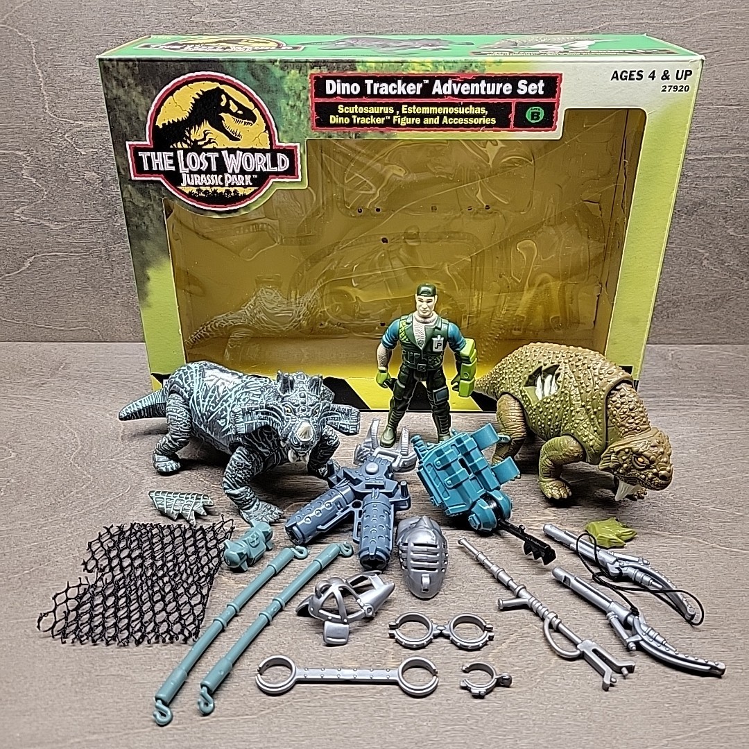 Kenner Jurassic Park Lost World Exclusives Dino Tracker Adventure Set COMPLETE