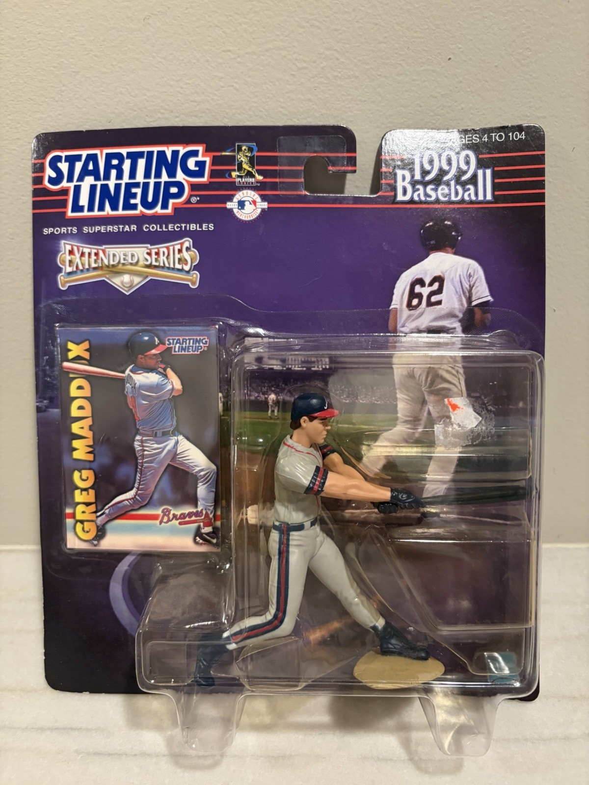 Atlanta Braves Greg Maddux MLB Starting Lineup Extended Series Figure Hasbro