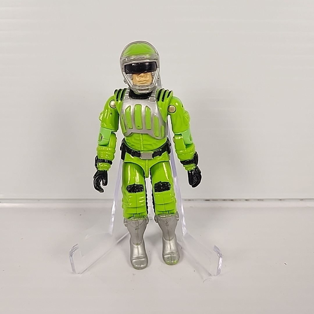 Vintage GI Joe 1986 SCI-FI Laser Trooper Neon Green V1 ARAH Action Figure