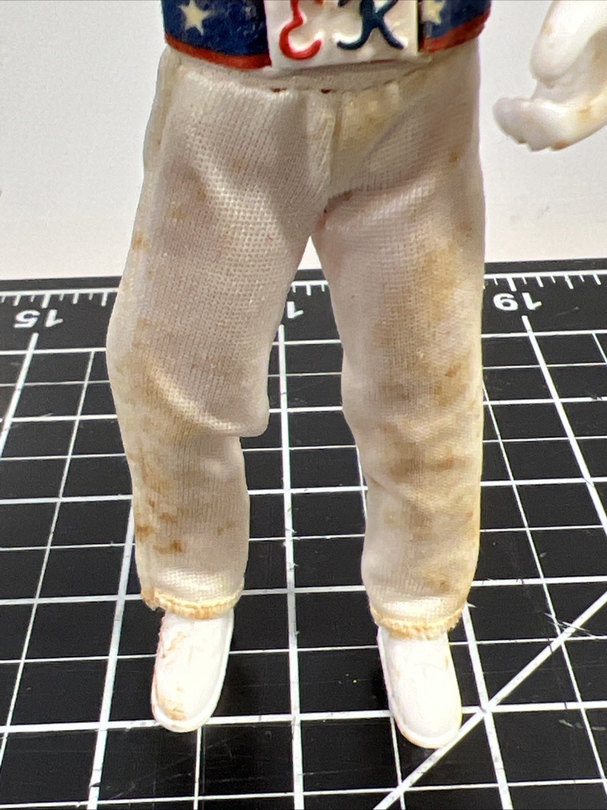1972 Ideal Toys Evel Knievel Figure Bendy Rubber w/ Shoes Helmet Belt VTG 1970s