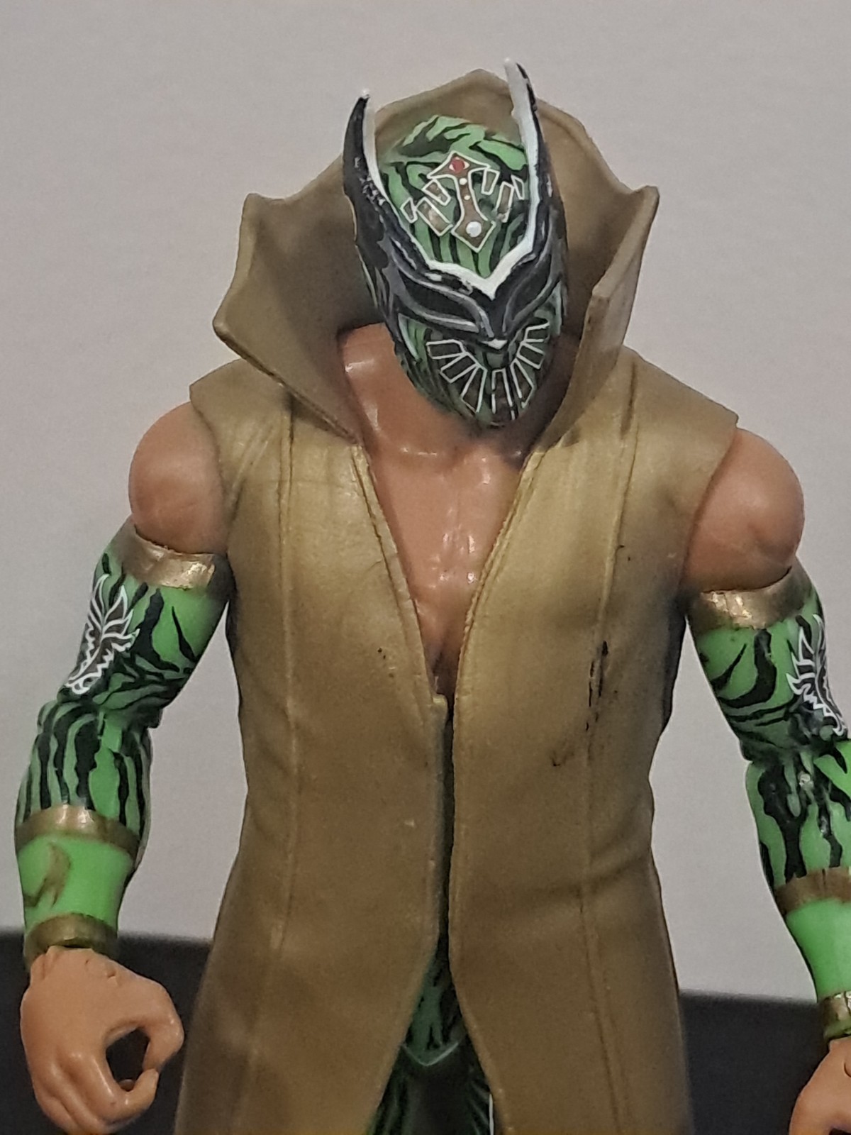 WWE Mattel Elite Collection Series 25 Sin Cara Action Figure W/ ENTRANCE JACKET