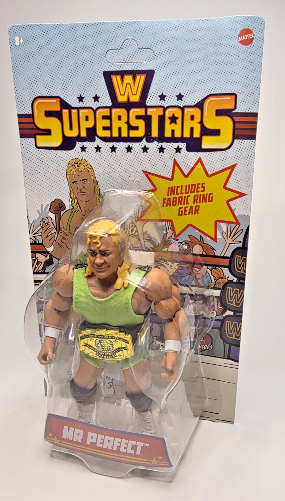 WWE Superstars Mr Perfect Curt Hennig Series 6 Walmart Exclusive Unpunched Card