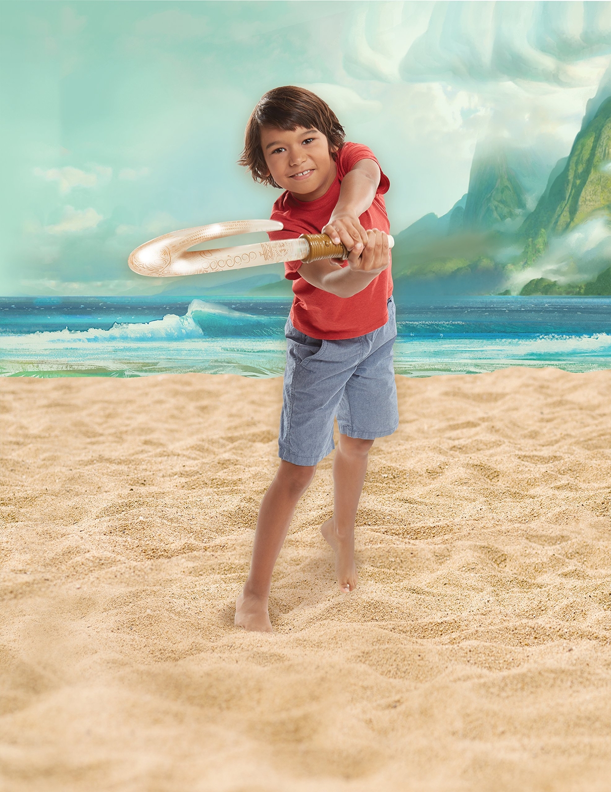 Magical Fish Hook, Motion Activated Lights and Sound! 20 Inches