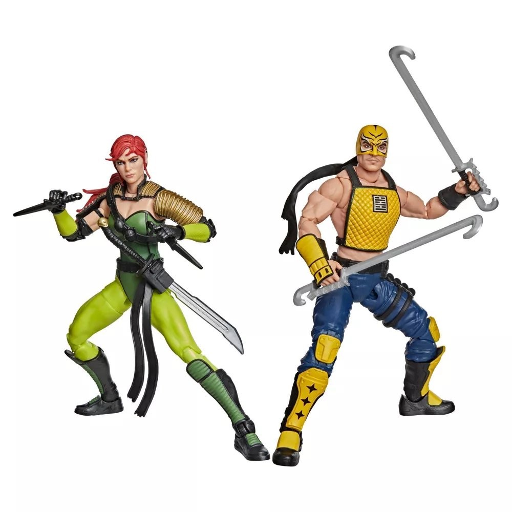 PRESALE Hasbro GI Joe Classified Ninja Force Scarlett & T’Jbang 2-Pack 6in