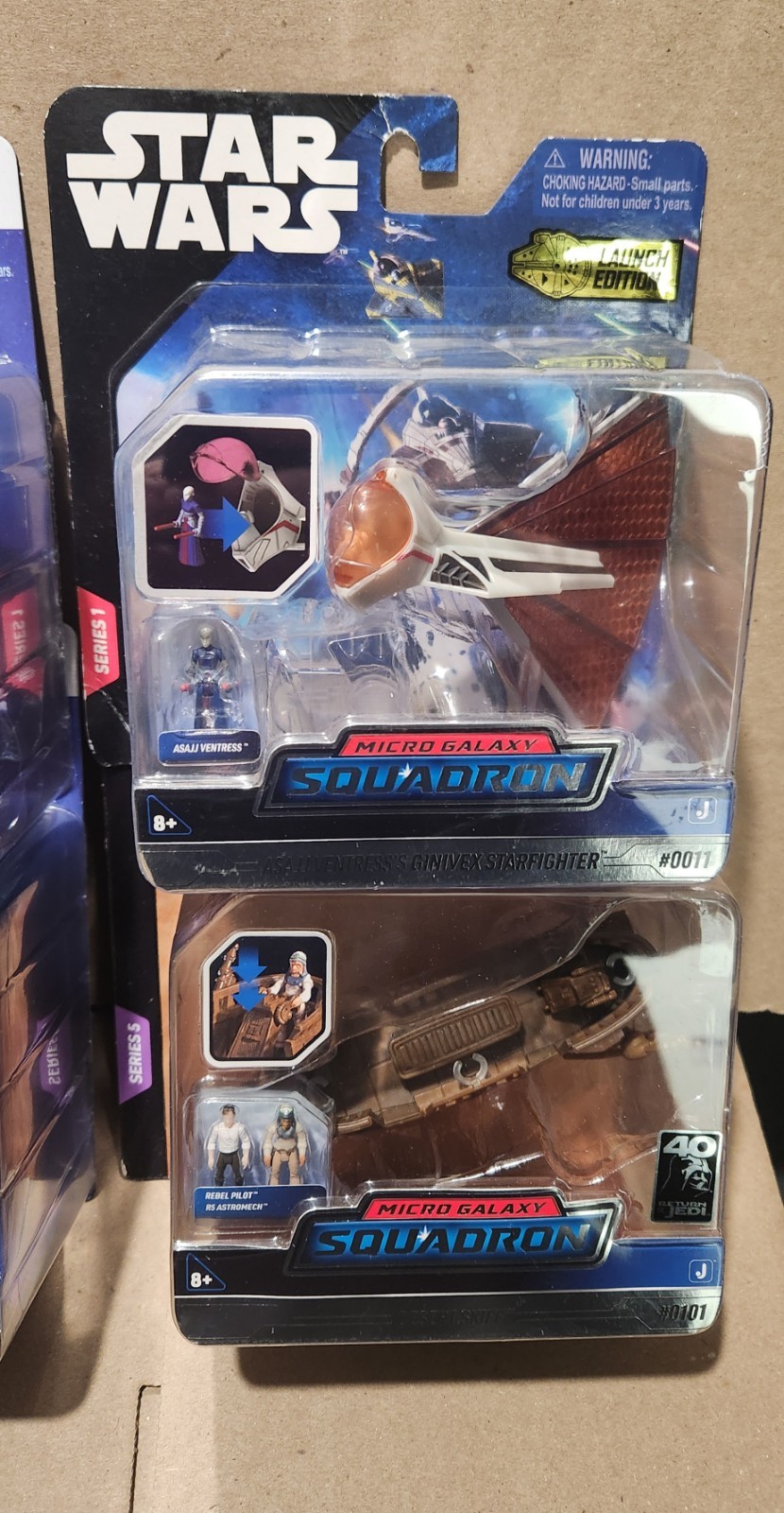 Star Wars Micro Galaxy Squadron Lot Of 4 / Skiff /Asajj Tie Whisper/ Saesee T
