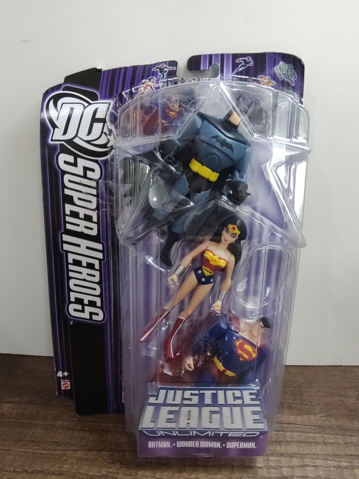 DC Super Heroes Justice League 3pk Batman Wonder Woman Superman READ