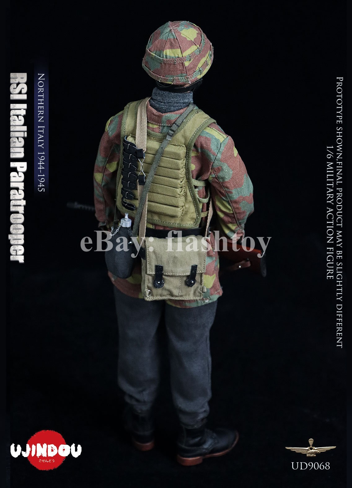 Presale UJINDOU UD9068 1/6 RSI Italian Paratrooper Northern Italy Action Figure