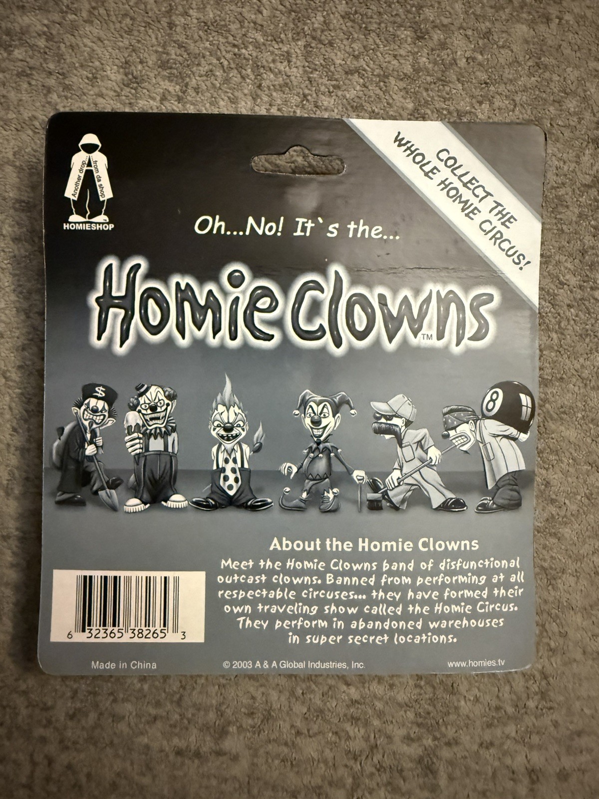 Homie Clowns Series #2 Brand New Sealed Package “Homies” By David Gonzales 2003