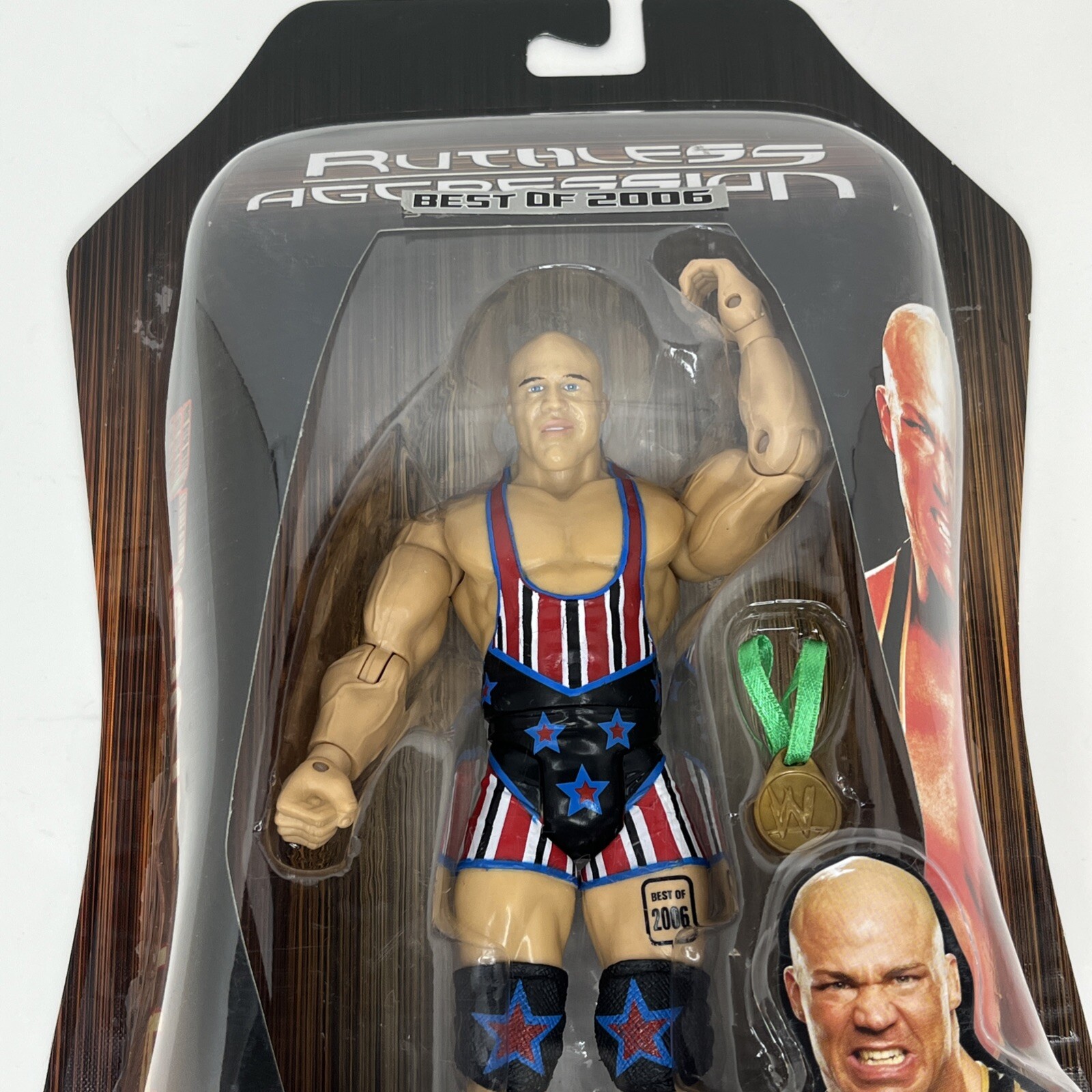 WWE Ruthless Aggression Kurt Angle Best Of 2006 Gold Medal Jakks Pacific WWF