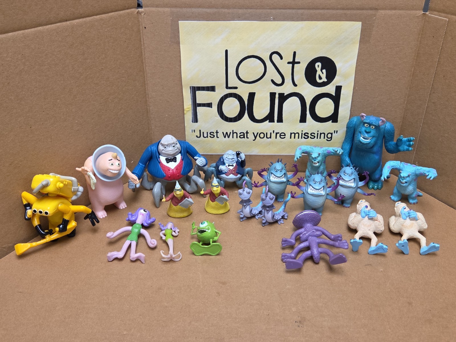 MONSTERS INC FIGURES Mixed Figures Lot Disney Sully Mike Randall Celia Phlegm