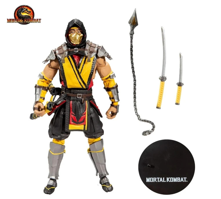 Mortal Kombat Sub Zero Scorpion 17CM Articulated Action Figure New Toy