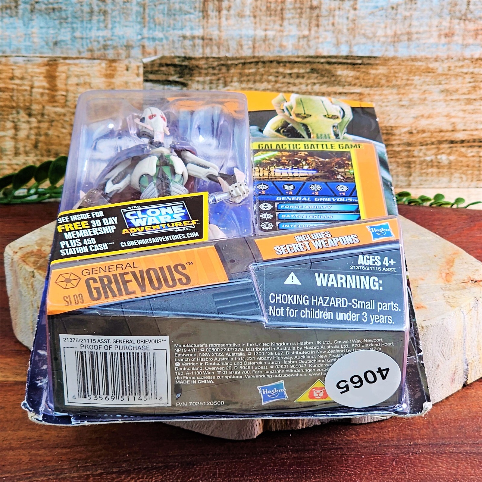 Star Wars Saga Legends General Grievous Action Figure SL09 Secret Weapons & Card