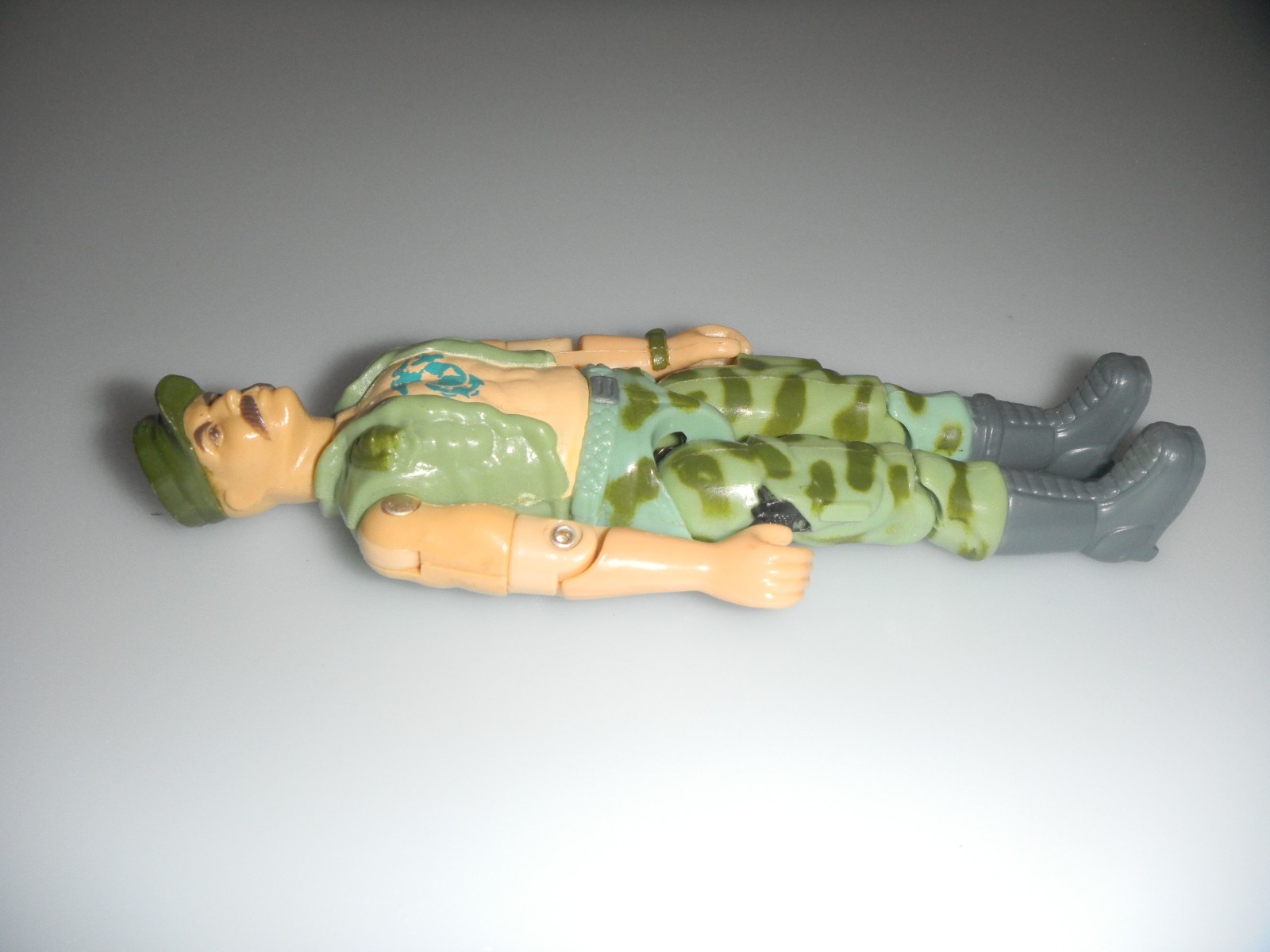 Vintage 1983 Gung Ho Marine File Card G.I. GI Joe 100% Complete Figure 3.75 ARAH