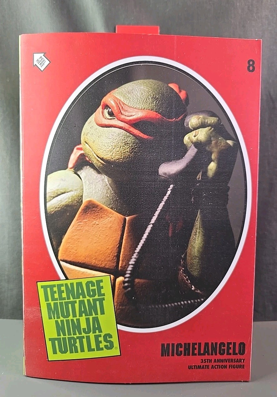 NECA Teenage Mutant Ninja Turtles Michelangelo 35th Anniversary Ultimate Figure