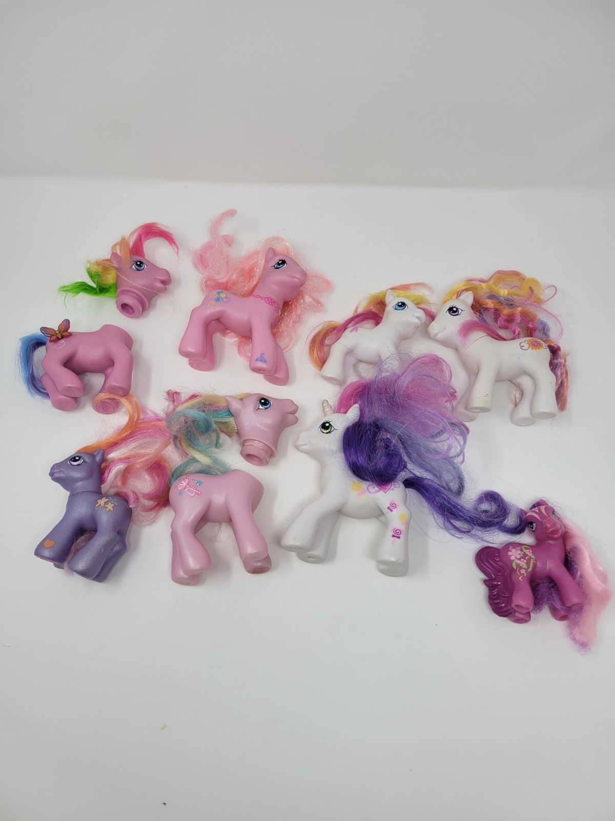 Vintage Bait As Is My Little Pony’s Lot Of 8 Ponies G3 2000’s Y2K Girl Toys