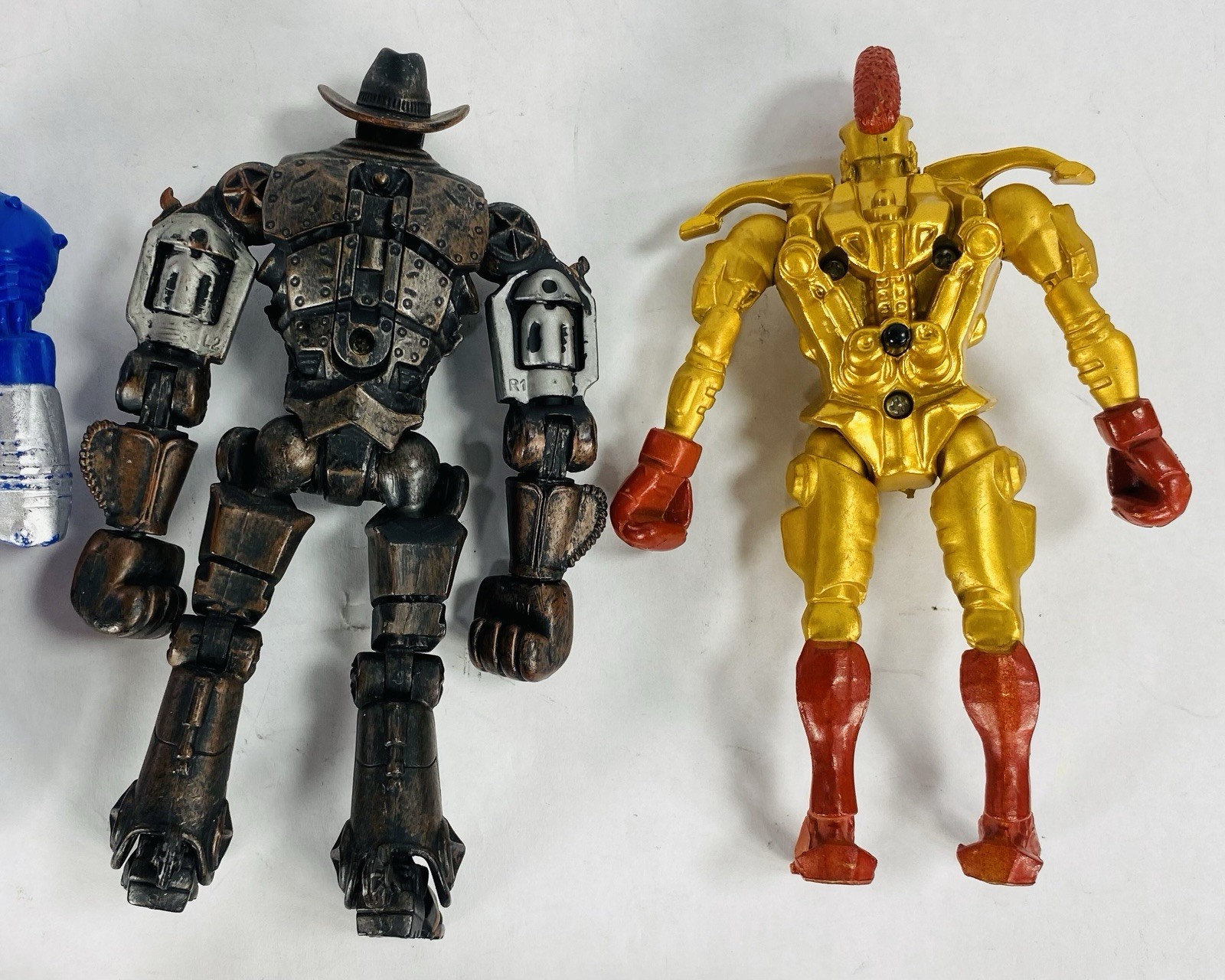 Lot of 7 REAL STEEL 5” Action Figures Robots Atom Zeus Midas Noisy Boy