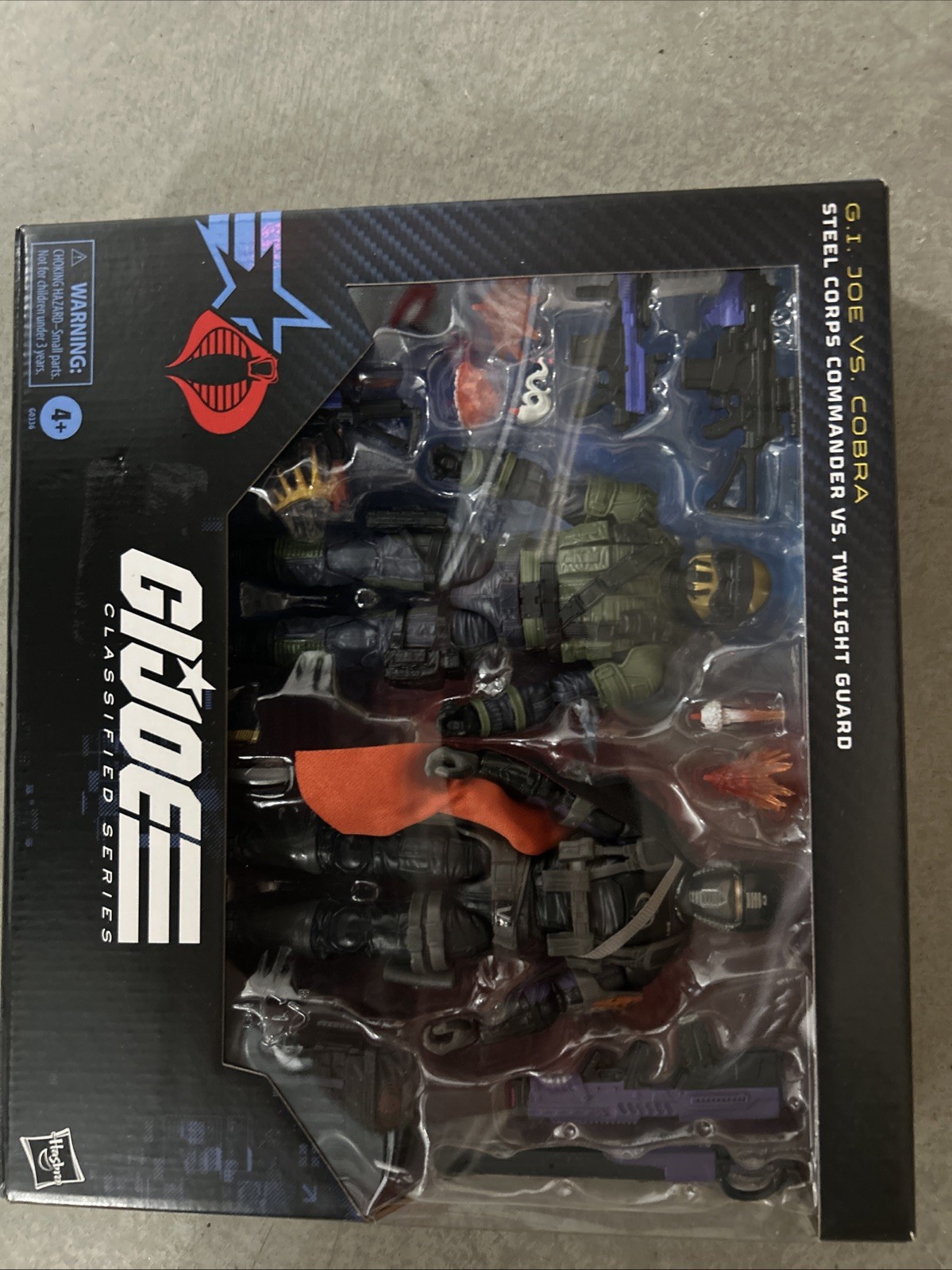 G.I Joe Classified Series Steel Corps Commander VS Twilight Guard 6″ 2Pk