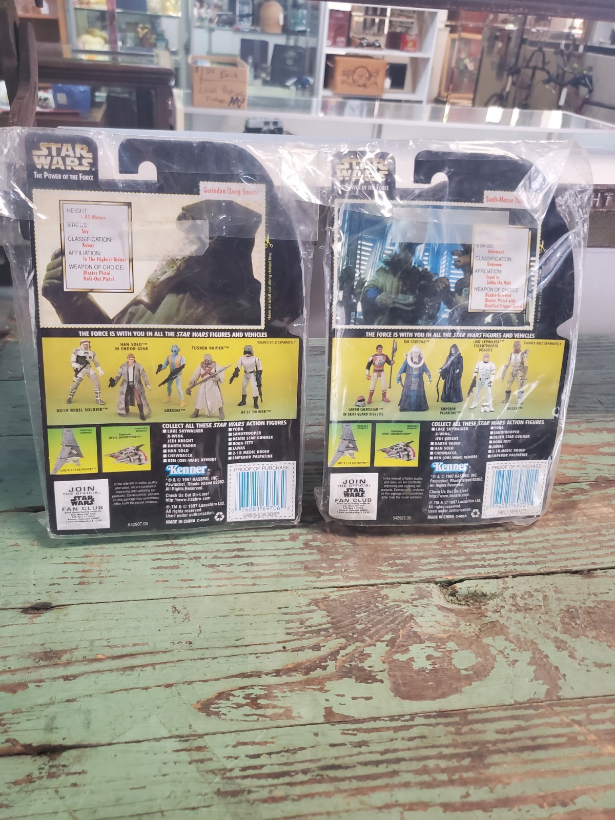 Star Wars Figures Set Of 7 Years 1996/1997 Hasbro