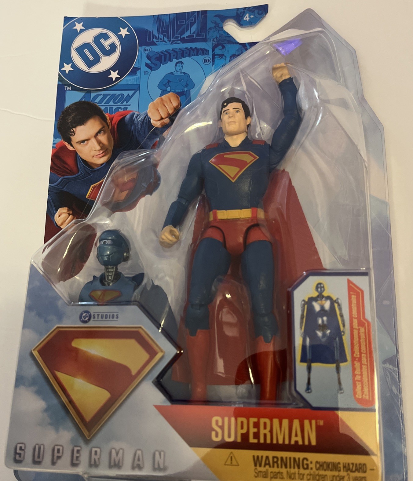 DC Comics SUPERMAN, Superman 6-inch Action Figure, for Ages 4 and up