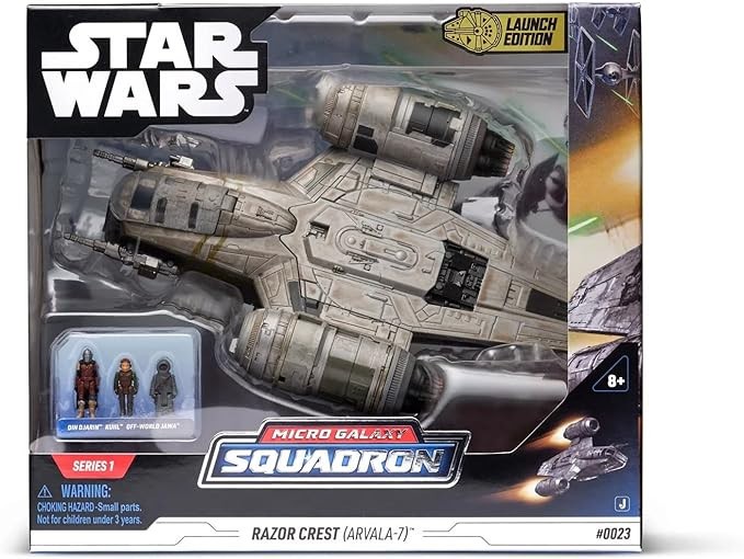 S01 #0023 Star Wars Micro Galaxy Squadron Razor Crest Starship
