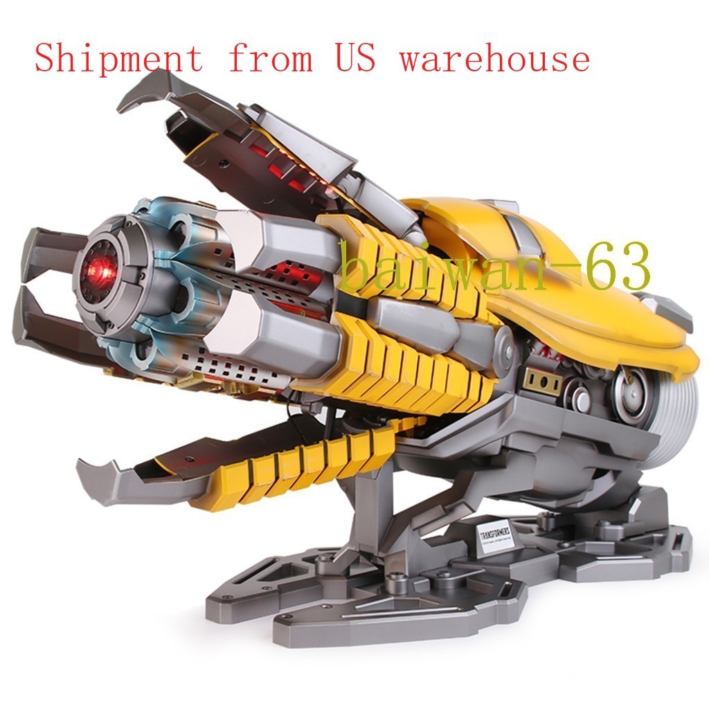 IN US ！！ Transformers Bumblebee Arm 1:1 Wearable Voice Control LED Light Hand