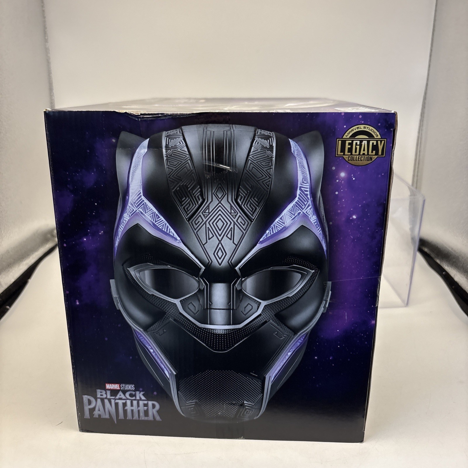 Marvel Legends Series Black Panther Premium Electronic Role Play Helmet #B READ