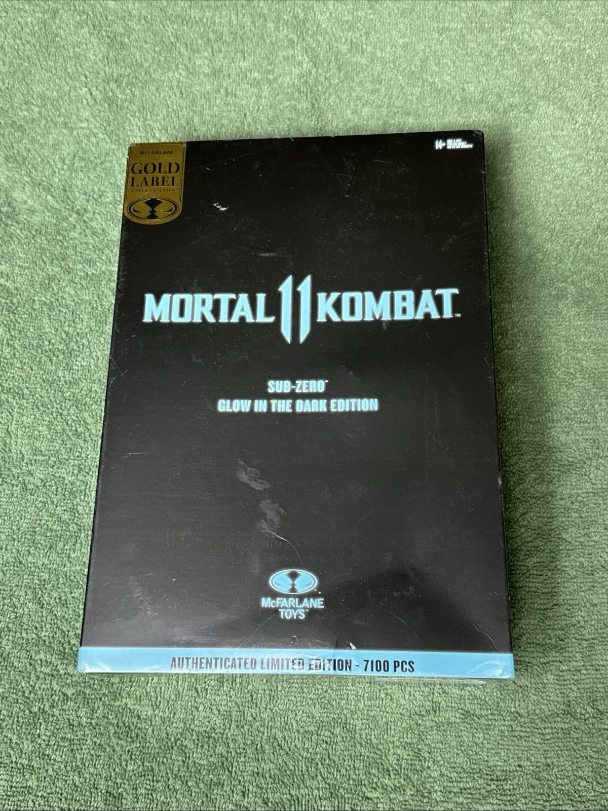 McFarlane Toys Gold Label Mortal Kombat Sub-Zero (Glow in the Dark) Figure NIB