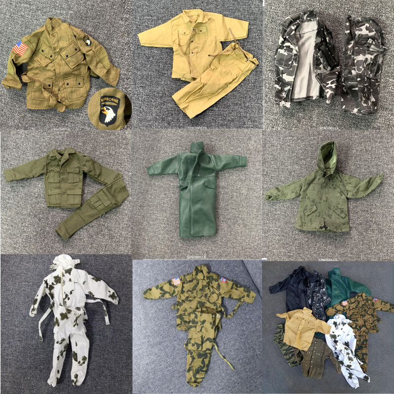 Lot 21st Century US Germany WWII Ultimate Soldier Dress 1/6 for 12” Dragon BBI