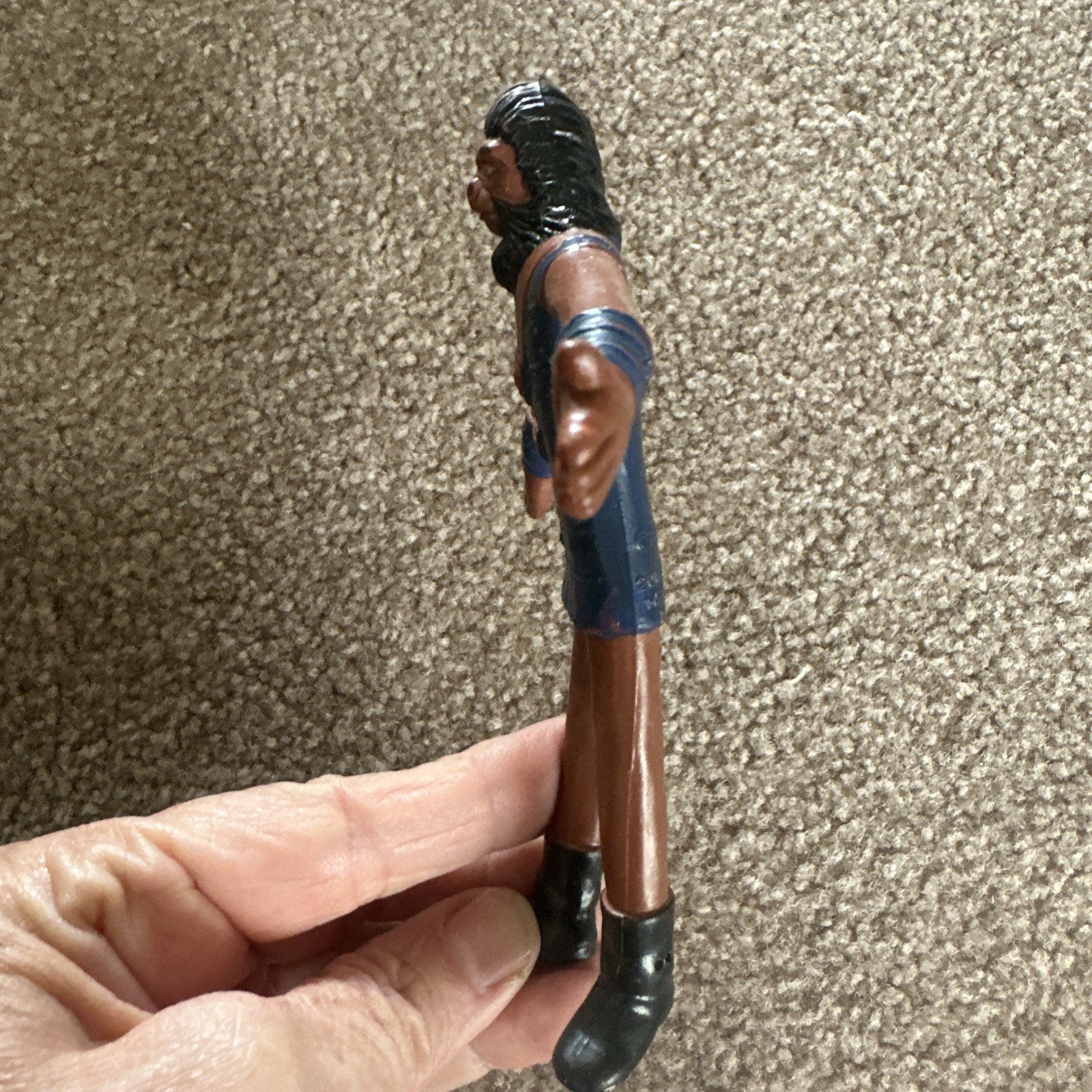 Vintage 1967 MEGO Planet Of The Apes Soldier Ape Bend N Flex Action Figure Bendy