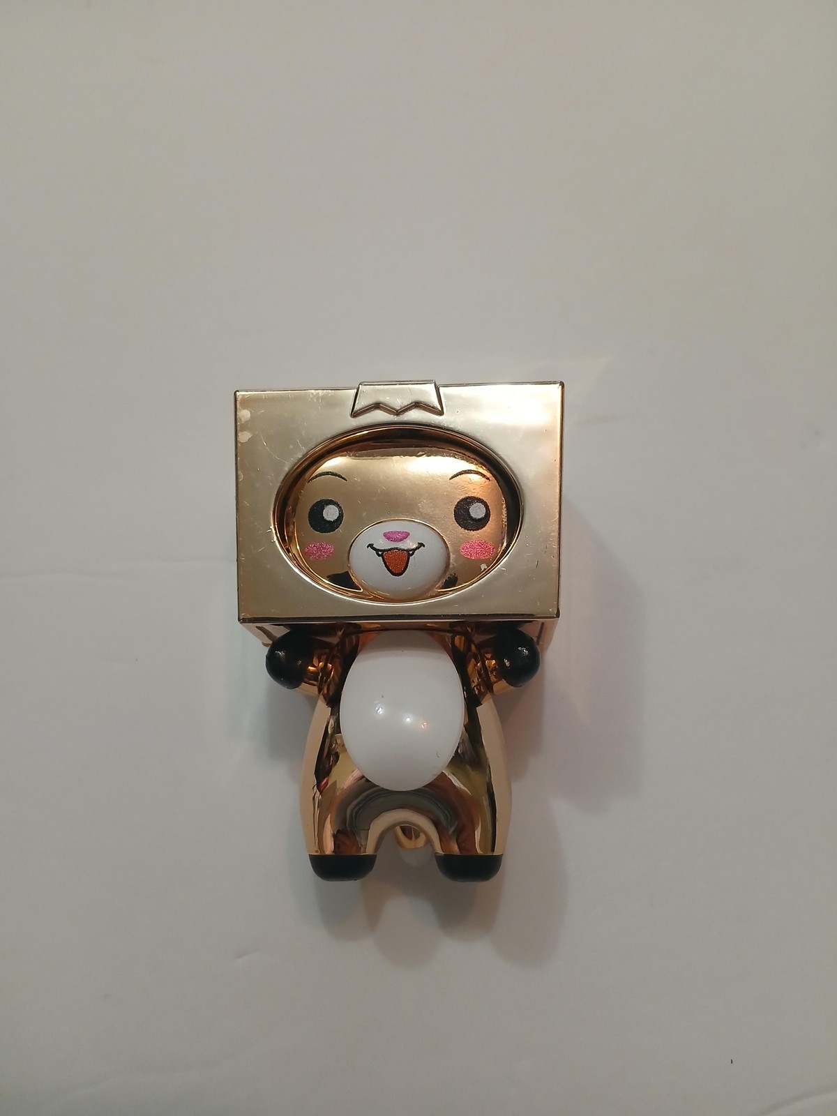 Bonkers Toy Co Happy Friendz America Cares Bear Gold Vinyl Figure Collectible