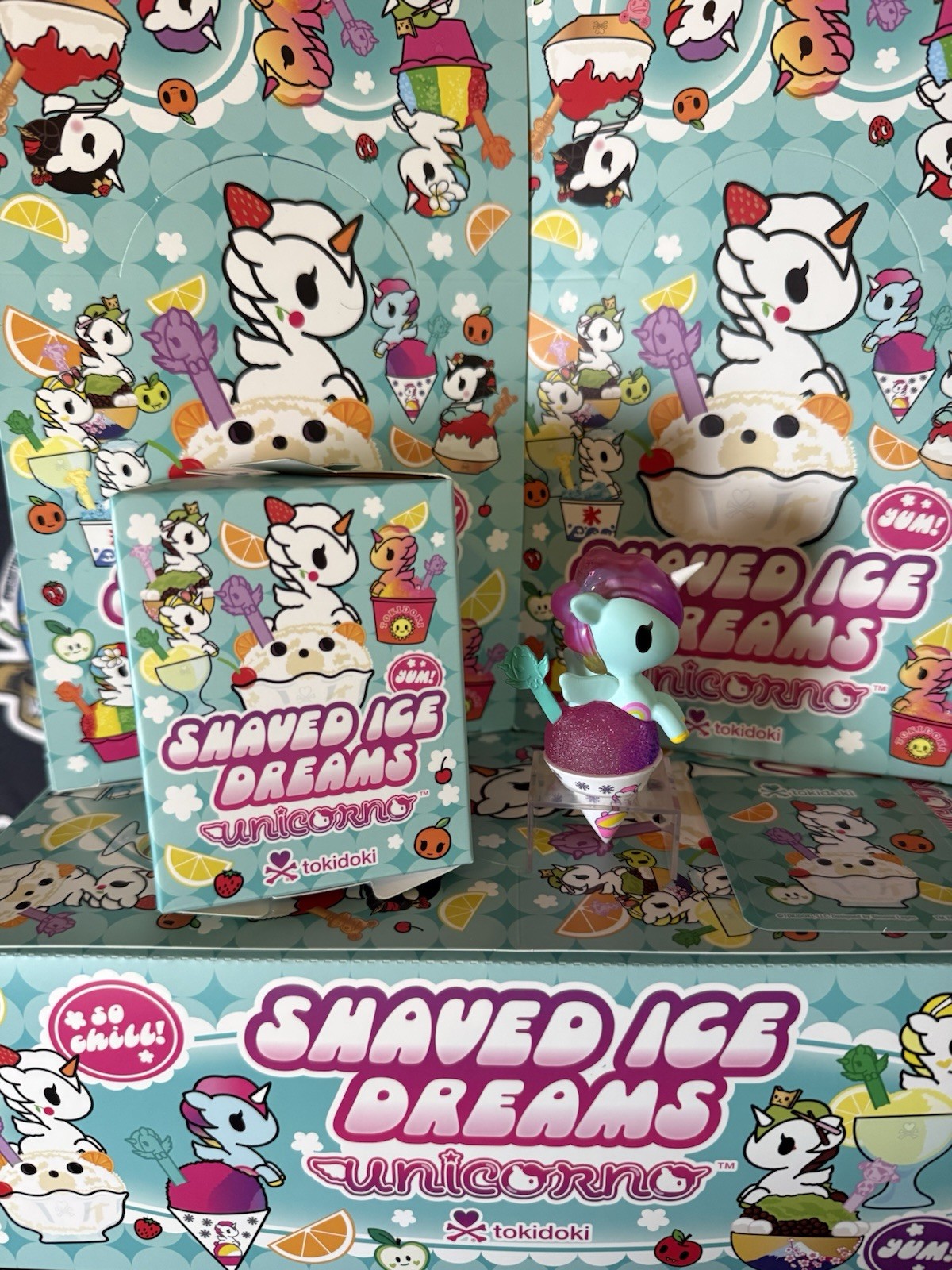 Tokidoki – Shaved Ice Dreams Unicorno – Snowy Cone – With Box and Sticker